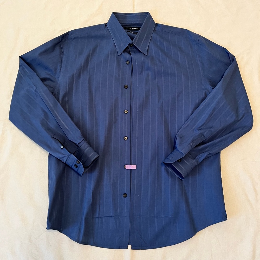 John Henry Modern Fit Button-up Men’s Shirt, Size XL